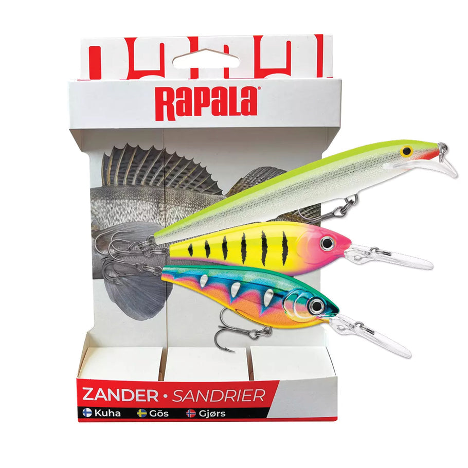 Rapala Essentials Zander Trolling Wobblersett Gjørs - Alt til