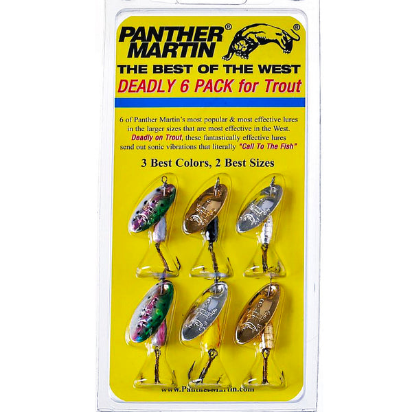 spinnersett for orret panther martin - Flue.no - ferskvannssluker