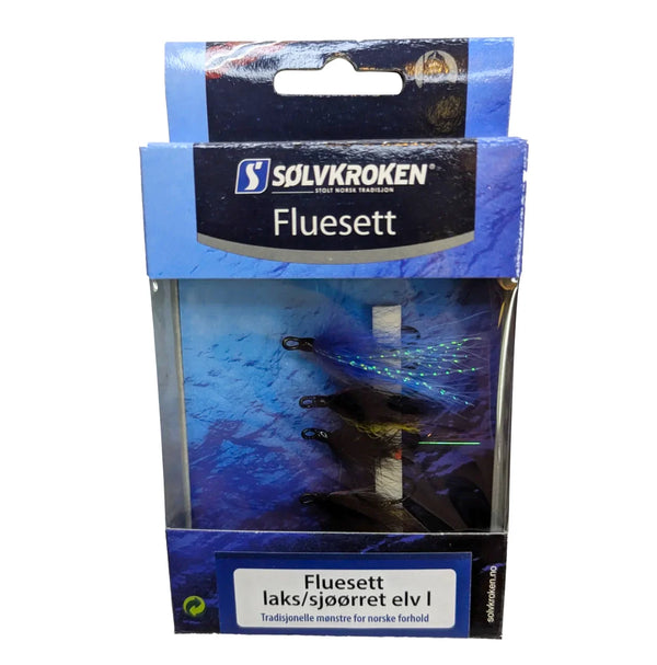 solvkroken fluesett laks sjoorret elv l - Fluesett - Flue.no
