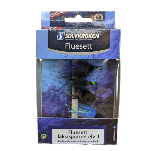 solvkroken fluesett laks sjoorret elv ii - Fluesett - Flue.no