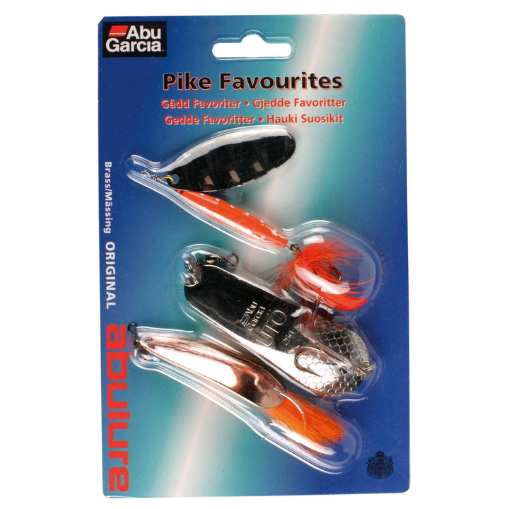 Abu Garcia | 3 Pack Pike Favourites Gjedde sluker - Flue.no - Spinnersluk