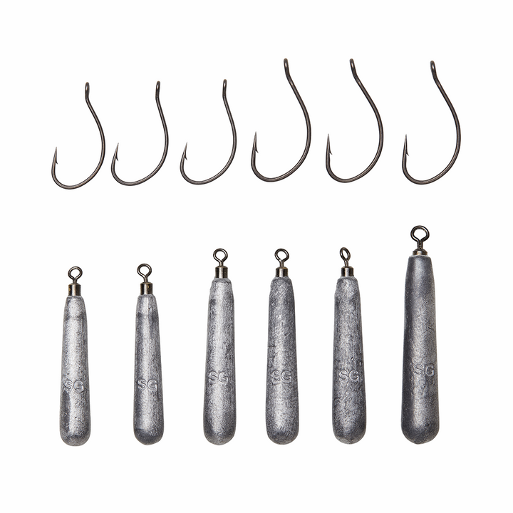 DROPSHOT ACADEMY KIT MIXED COLORS 36PCS - Flue.no - Jiggboks komplett med jigger