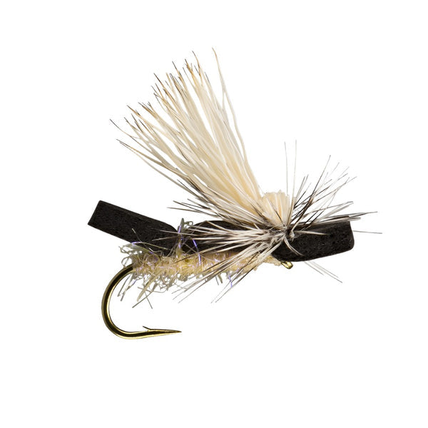Foam Skater Fly Black Tan | Trout-O-File - Flue.no - Fiskefluer