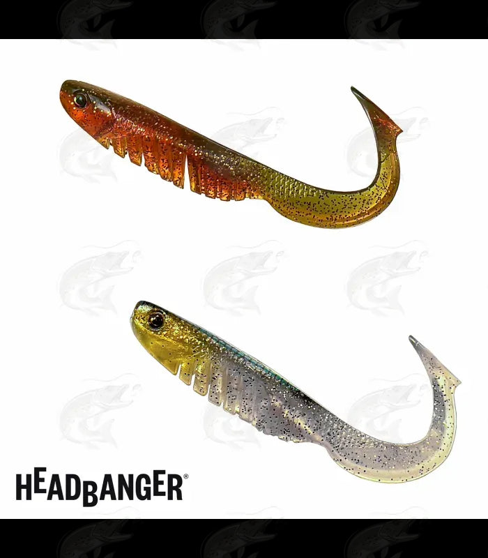 Headbanger BangerRibs 5-pack Predator Swimbait - Flue.no - Jiggboks komplett med jigger
