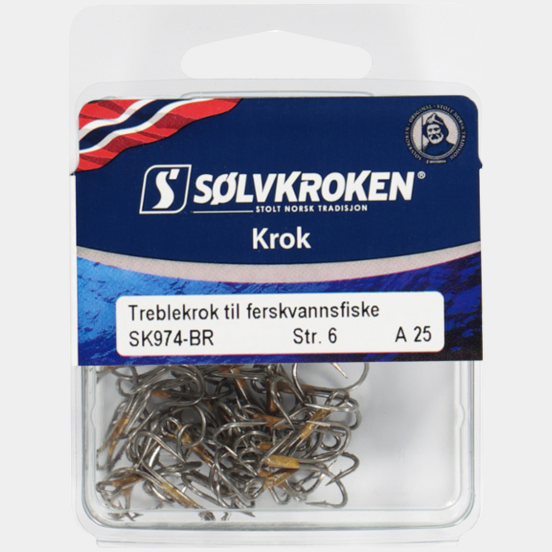 SØLVKROKEN TREBLEKROK FERSKVANN SK974U 25pk - Flue.no - Fiskeutstyr