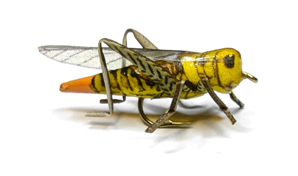Vania | Flying Hopper Hot Tail Yellow - Flue.no - Fiskefluer