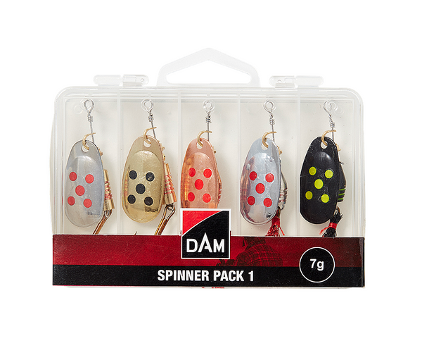 Spinnerpakke #1 7g | DAM - Flue.no - Spinnersett