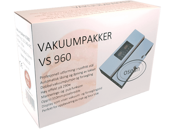 vakuumpakker osean vs960 290w - Flue.no - vakuumering