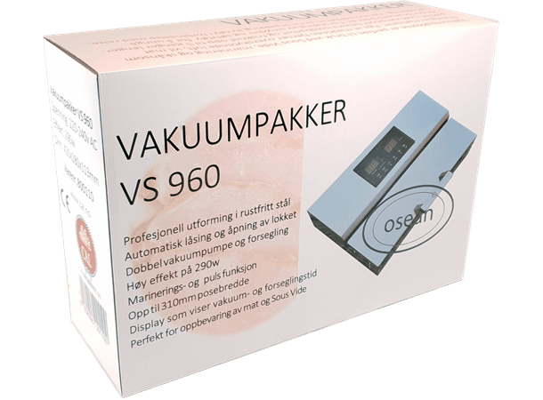 Vakuumpakker Osean VS960 290w - Flue.no - Jakt