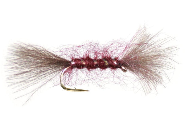 CDC Emerger Dry Claret - Flue.no - Fiskefluer