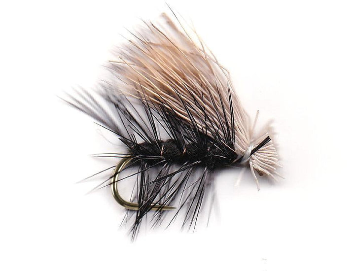 elk hair caddis black - Flue.no - fiskefluer