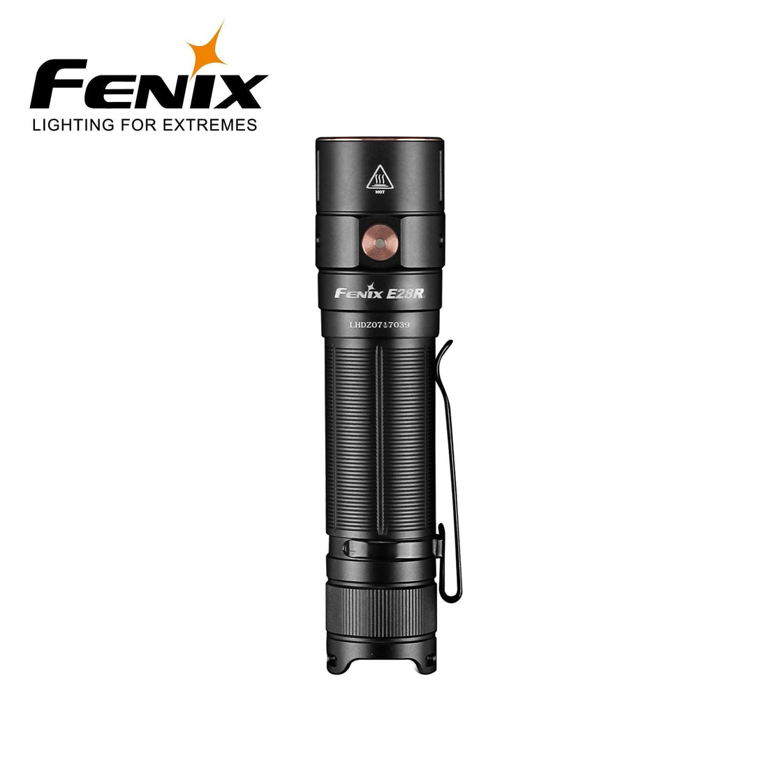 FENIX E28R LED LYKT 1500 LM M.BATTERI USB-C - Flue.no - Lommelykter