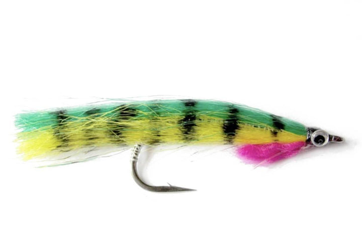 gjeddefavoritt striped green yellow - Fiskefluer - Flue.no