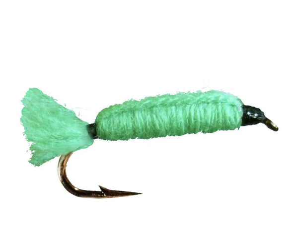 green fluo - Flue.no - fiskefluer