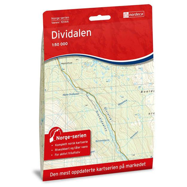 Turkart Dividalen - Norge serien - Flue.no - friluftsliv