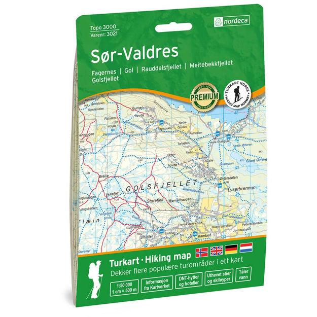 Turkart Sør-Valdres 1:50 000 - Flue.no - friluftsliv