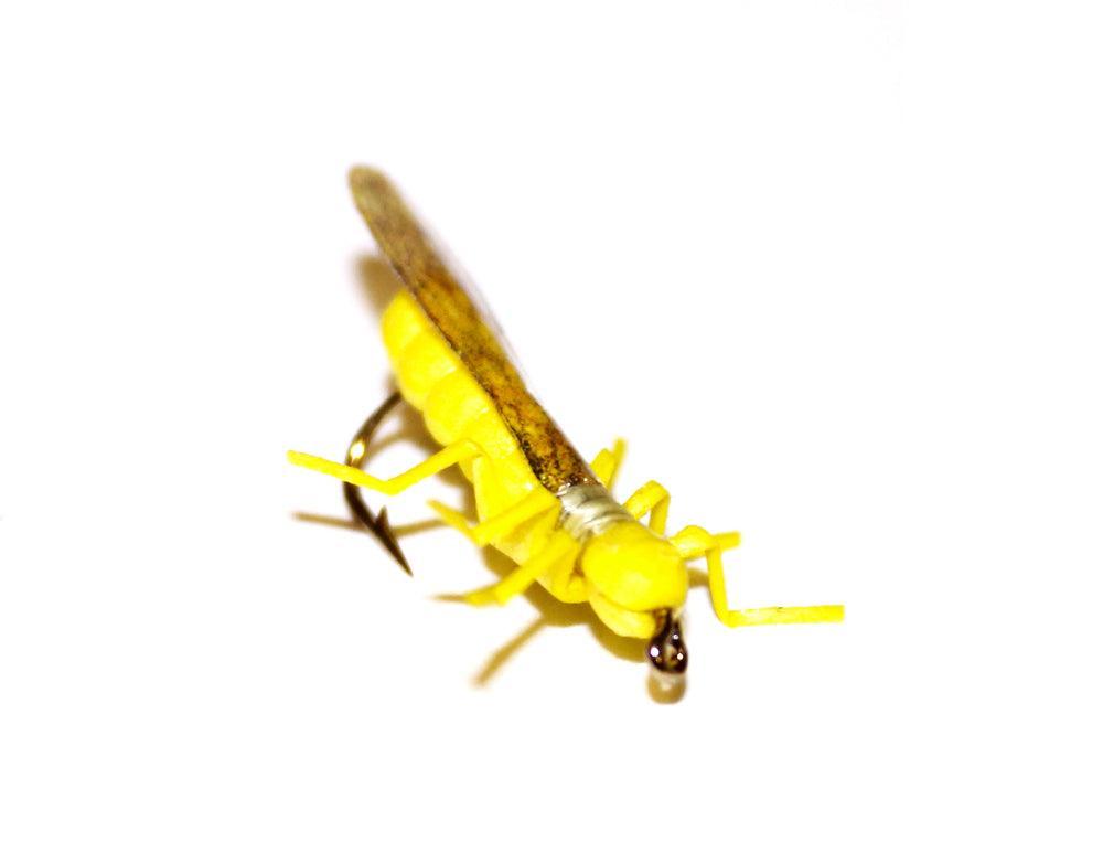 Vania | True Stone Fly Yellow - Flue.no - Fiskefluer