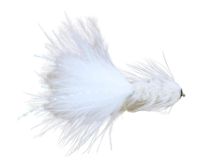 wooly bugger white nohead - Flue.no - fiskefluer